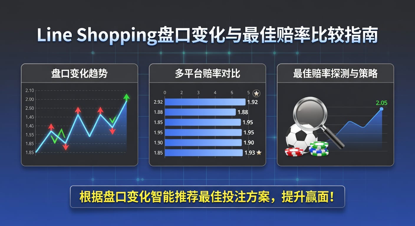 line shopping 盘口变化与最佳赔率比较：让球体育官网实战判断